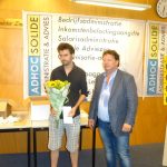 Roeland Pruijssers met hoofdsponsor Roel Piket van Adhoc & Solide uit Leiden